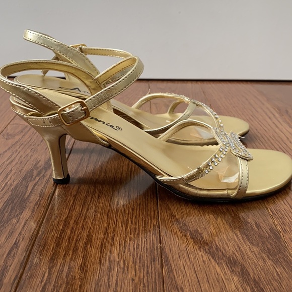 2 for $10 - Gold Dress Shoes By Annie, Size 8 - Picture 7 of 12